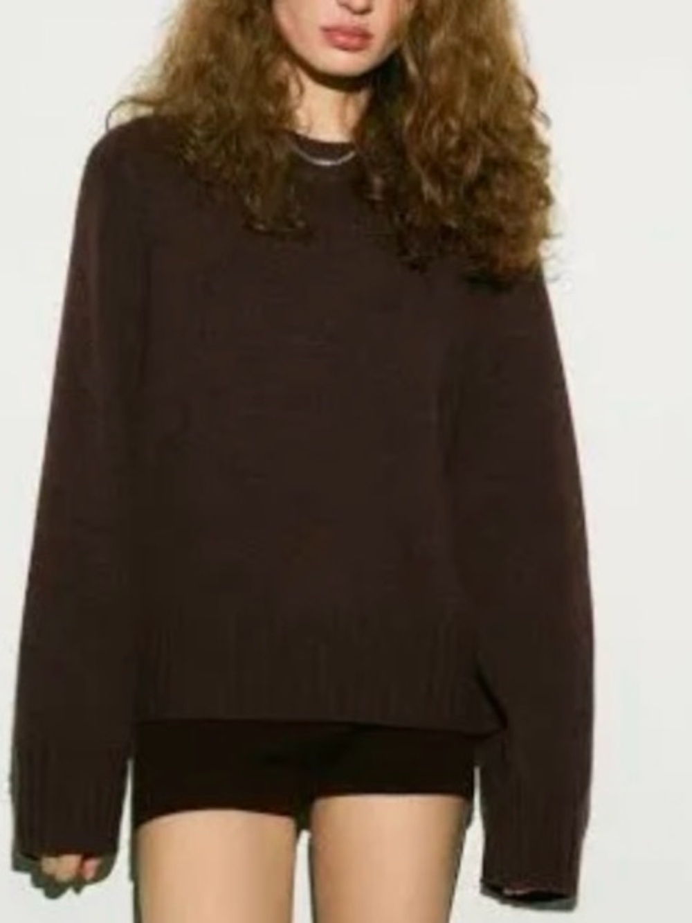 Cove Cashmere Oversized Crew Sweater